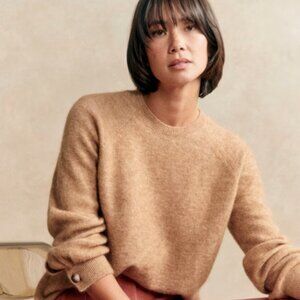 NWT Sézane Louisa Jumper, Camel, XXS
